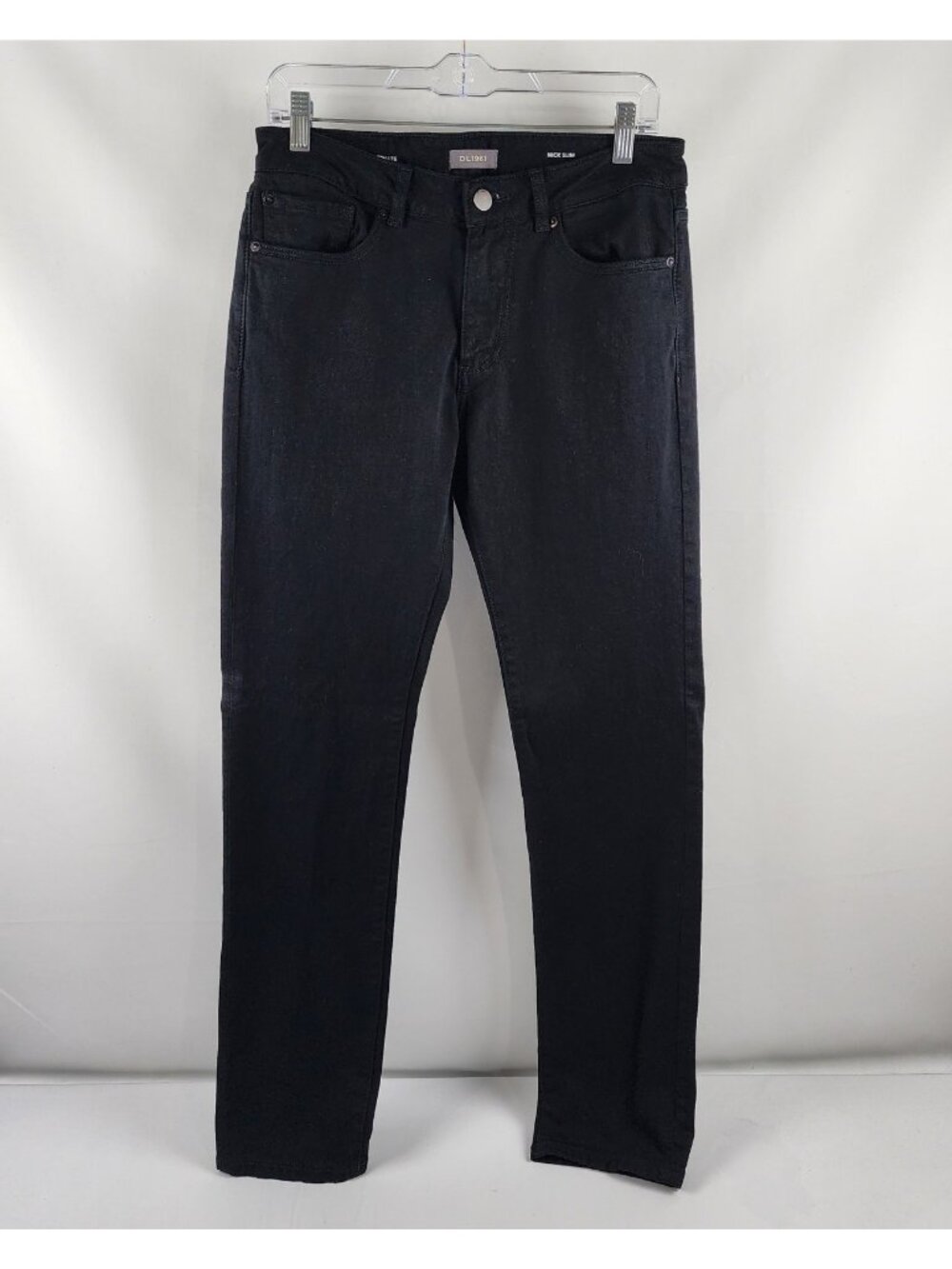 DL1961 Jeans Mens 31x33 Black DL Ultimate Nick Slim Denim